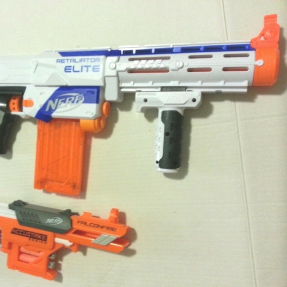 Other - White Nerf N-Strike Elite Retaliator Blaster